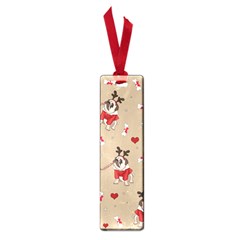 Pug Xmas Pattern Small Book Marks