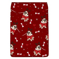 Pug Xmas Pattern Flap Covers (l)  by Valentinaart