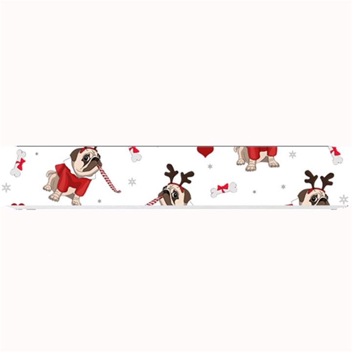 Pug Xmas Pattern Small Bar Mats