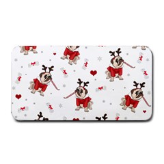 Pug Xmas Pattern Medium Bar Mats