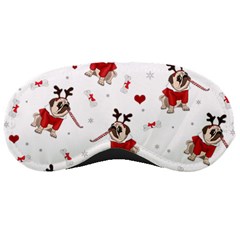 Pug Xmas Pattern Sleeping Masks