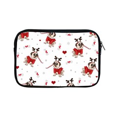 Pug Xmas Pattern Apple Ipad Mini Zipper Cases by Valentinaart