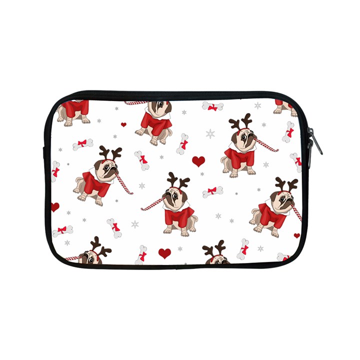 Pug Xmas Pattern Apple iPad Mini Zipper Cases