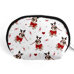 Pug Xmas Pattern Accessory Pouches (Medium) 