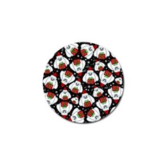 Yeti Xmas Pattern Golf Ball Marker (10 Pack) by Valentinaart