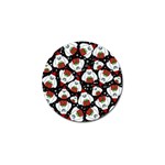 Yeti Xmas pattern Golf Ball Marker (10 pack) Front