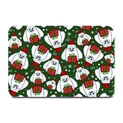 Yeti Xmas Pattern Plate Mats by Valentinaart