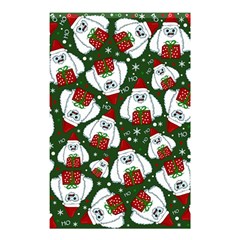 Yeti Xmas Pattern Shower Curtain 48  X 72  (small)  by Valentinaart