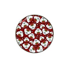 Yeti Xmas Pattern Hat Clip Ball Marker (4 Pack) by Valentinaart