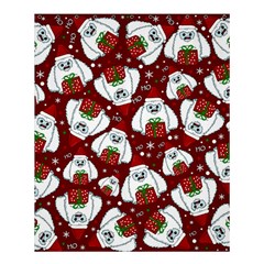 Yeti Xmas Pattern Shower Curtain 60  X 72  (medium)  by Valentinaart