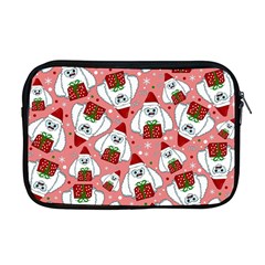 Yeti Xmas Pattern Apple Macbook Pro 17  Zipper Case by Valentinaart