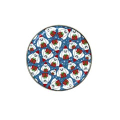 Yeti Xmas Pattern Hat Clip Ball Marker (4 Pack) by Valentinaart