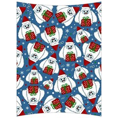 Yeti Xmas Pattern Back Support Cushion