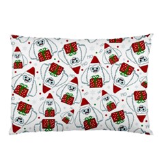 Yeti Xmas Pattern Pillow Case (two Sides) by Valentinaart