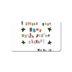 Santa s Note Magnet (name Card) by Valentinaart