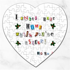 Santa s Note Jigsaw Puzzle (heart) by Valentinaart