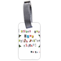 Santa s Note Luggage Tags (two Sides) by Valentinaart