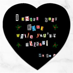 Santa s Note Jigsaw Puzzle (heart) by Valentinaart