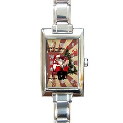 Karl Marx Santa  Rectangle Italian Charm Watch by Valentinaart