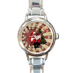 Karl Marx Santa  Round Italian Charm Watch by Valentinaart