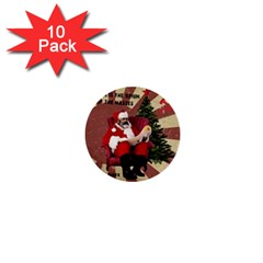 Karl Marx Santa  1  Mini Buttons (10 Pack)  by Valentinaart