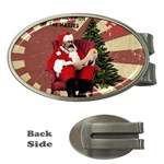 Karl Marx Santa  Money Clips (Oval)  Front