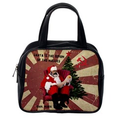 Karl Marx Santa  Classic Handbags (one Side) by Valentinaart