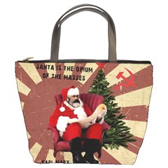 Karl Marx Santa  Bucket Bags by Valentinaart