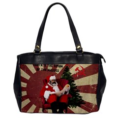 Karl Marx Santa  Office Handbags by Valentinaart