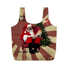 Karl Marx Santa  Full Print Recycle Bags (m)  by Valentinaart