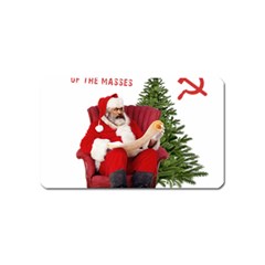 Karl Marx Santa  Magnet (Name Card)