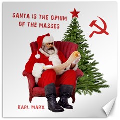 Karl Marx Santa  Canvas 12  x 12  