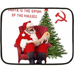 Karl Marx Santa  Fleece Blanket (Mini)