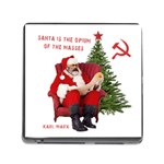 Karl Marx Santa  Memory Card Reader (Square) Front