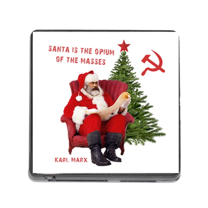 Karl Marx Santa  Memory Card Reader (Square)