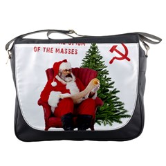 Karl Marx Santa  Messenger Bags