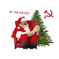 Karl Marx Santa  Double Sided Flano Blanket (Mini) 