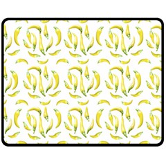 Chilli Pepers Pattern Motif Double Sided Fleece Blanket (medium)  by dflcprints