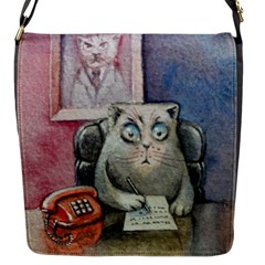  Flap Closure Messenger Bag (small) by Koolcat