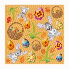 Easter Bunny And Egg Basket Medium Glasses Cloth (2-side) by allthingseveryone