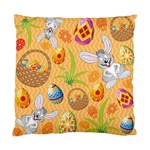 Easter Bunny And Egg Basket Standard Cushion Case (Two Sides) Front