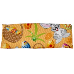 Easter Bunny And Egg Basket Body Pillow Case (dakimakura) by allthingseveryone