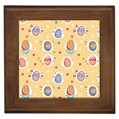 Fun Easter Eggs Framed Tiles by allthingseveryone