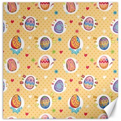 Fun Easter Eggs Canvas 16  X 16   by allthingseveryone