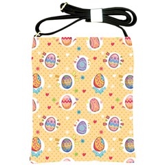 Fun Easter Eggs Shoulder Sling Bags by allthingseveryone