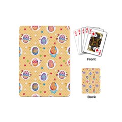 Fun Easter Eggs Playing Cards (mini)  by allthingseveryone