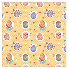 Fun Easter Eggs Large Satin Scarf (square) by allthingseveryone