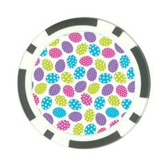 Polka Dot Easter Eggs Poker Chip Card Guard (10 Pack) by allthingseveryone