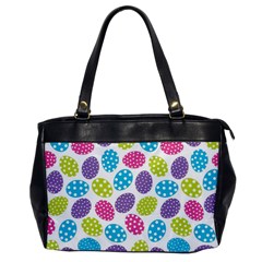 Polka Dot Easter Eggs Office Handbags by allthingseveryone