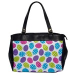 Polka dot Easter Eggs Office Handbags Front